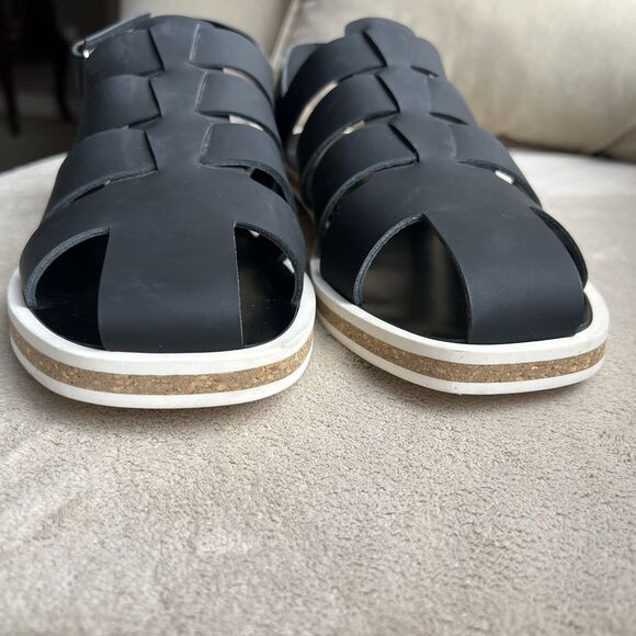 NEW Robert Clergerie Bruce Black Nubuck Leather Sandals Men EU‎ 42 US 9 Casual main image 16